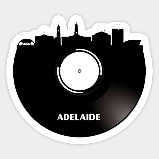 Adelaide Vinyl Sticker by Ferrazi